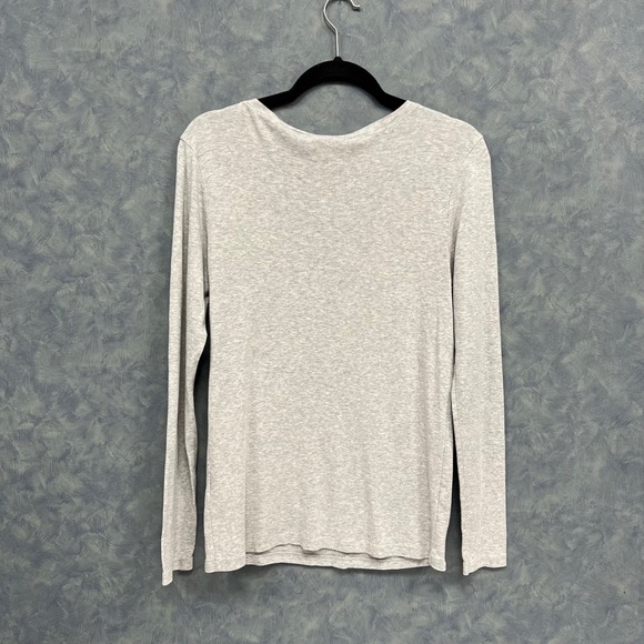 Ralph Lauren Sport Long Sleeve V-Neck Pima Cotton Top XL *FLAW‎ - Picture 3 of 10